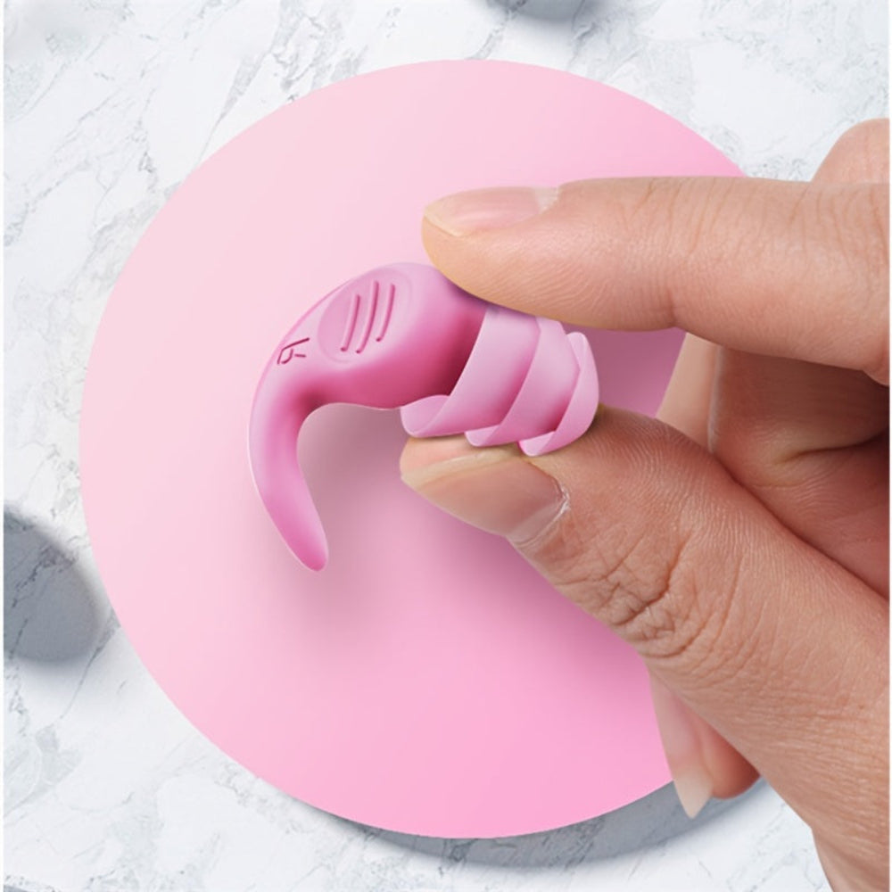 Earplugs Noise Reduction Reusable Soft Silicone Sleeping