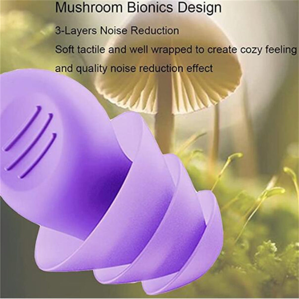 Earplugs Noise Reduction Reusable Soft Silicone Sleeping