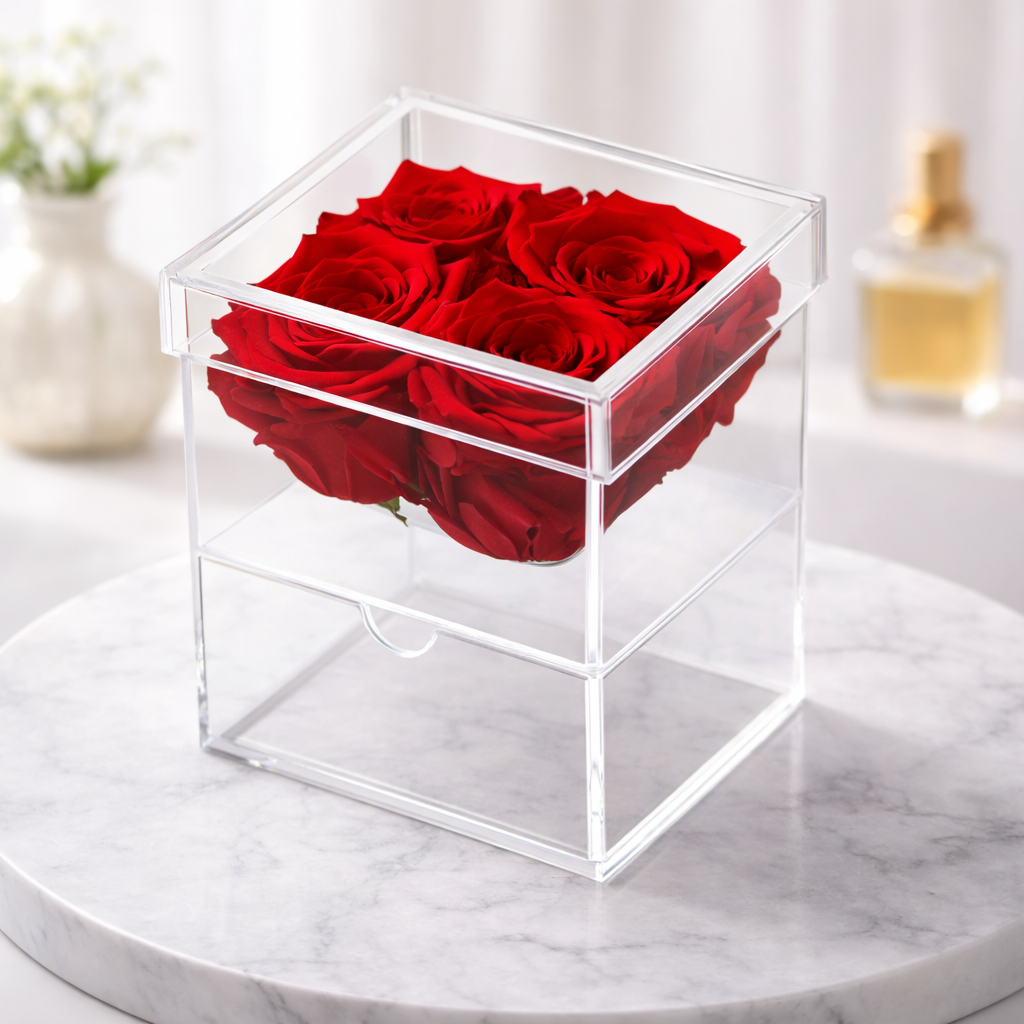Eternals Rose Acrylic Display Box