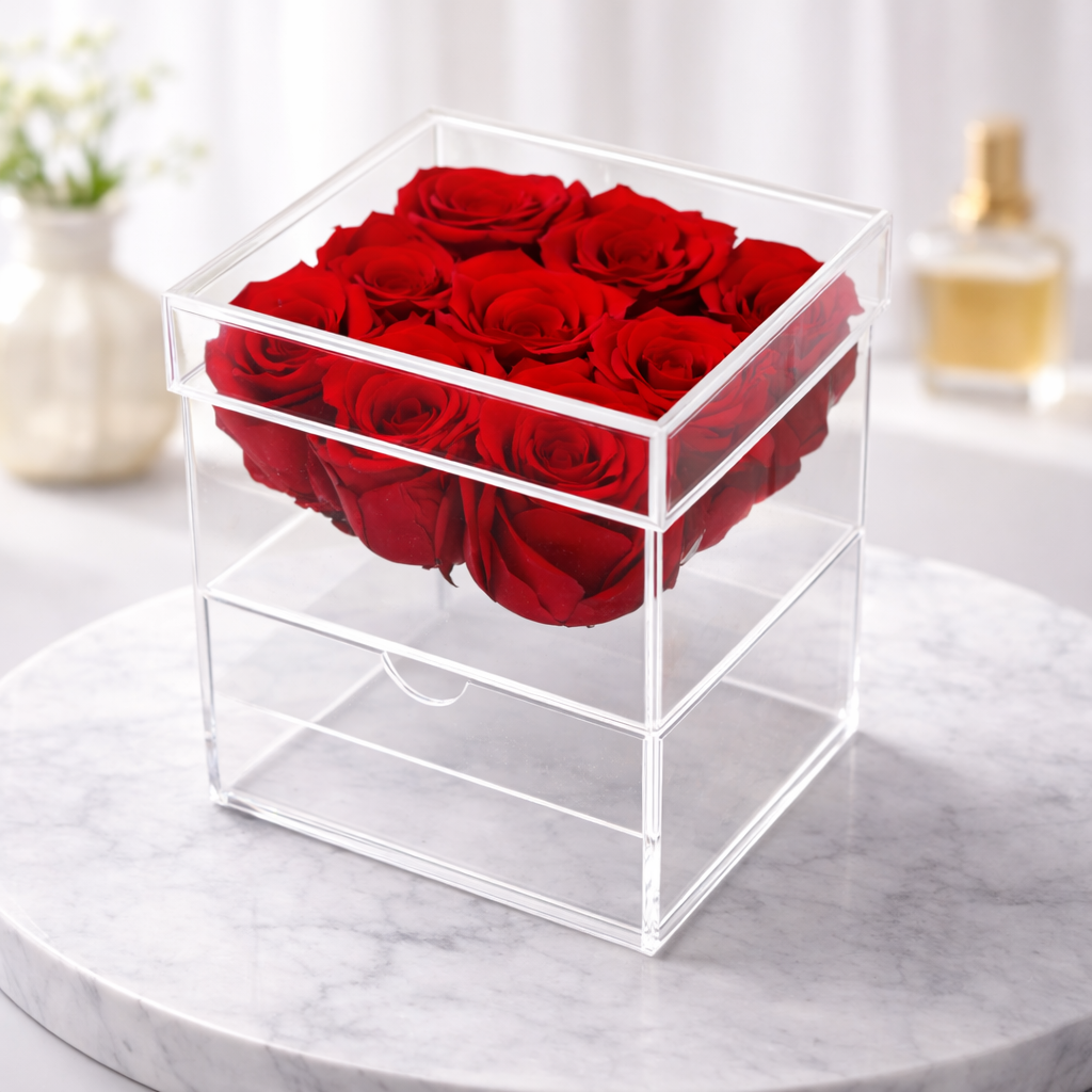 Eternals Rose Acrylic Display Box