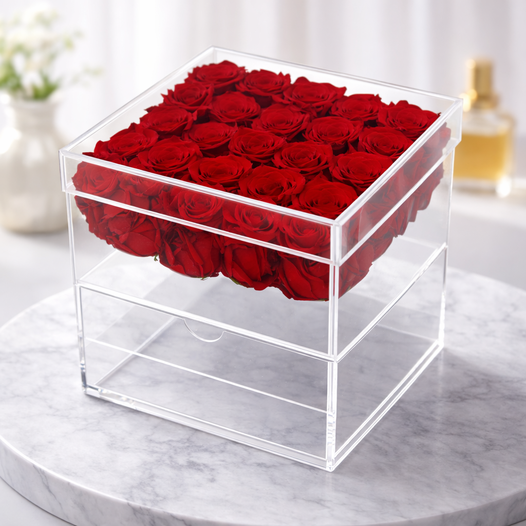Eternals Rose Acrylic Display Box