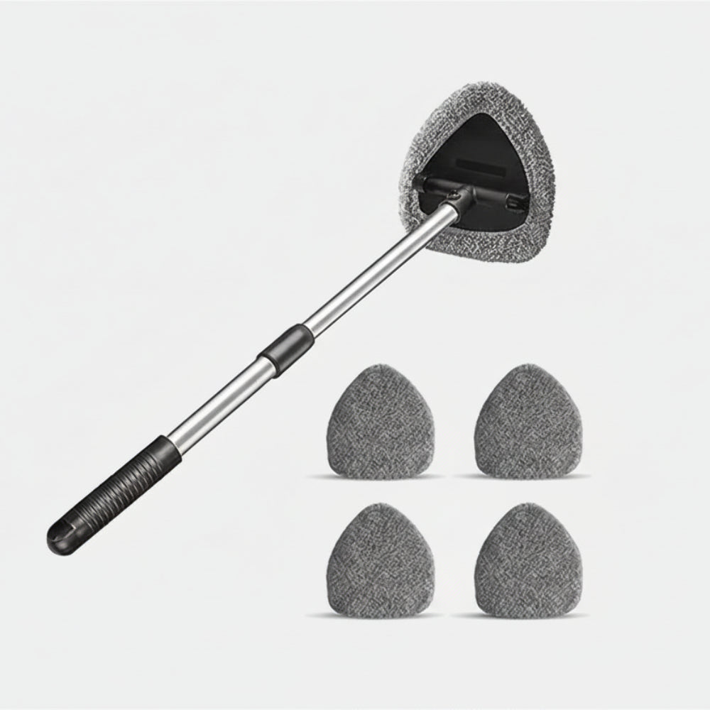 Extendable Car Window Cleaner Swivel Head