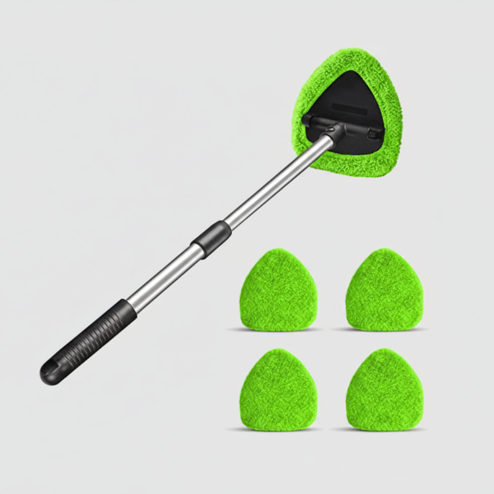 Extendable Car Window Cleaner Swivel Head
