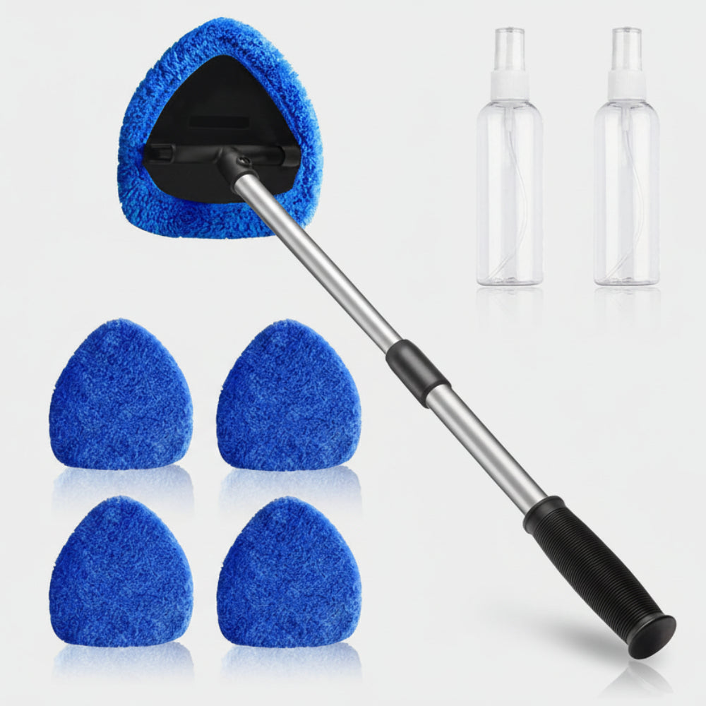 Extendable Car Window Cleaner Swivel Head