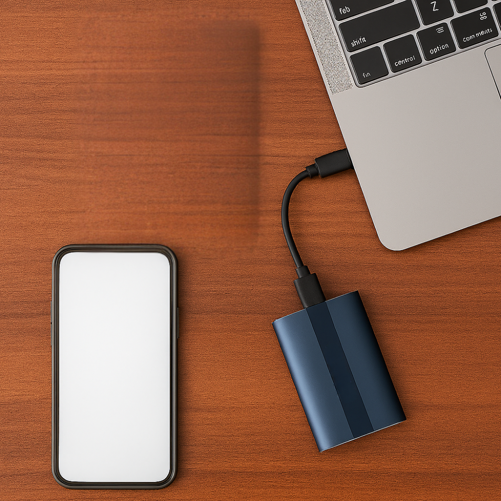 External Hard Drive Portable SSD High Speed USB-C Compact Storage