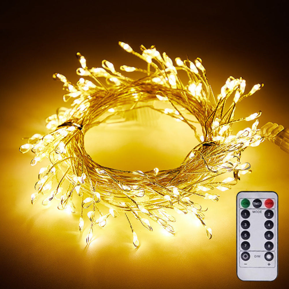 Fairy Lights Decoration Remote Control Copper Wire Indoor Outdoor