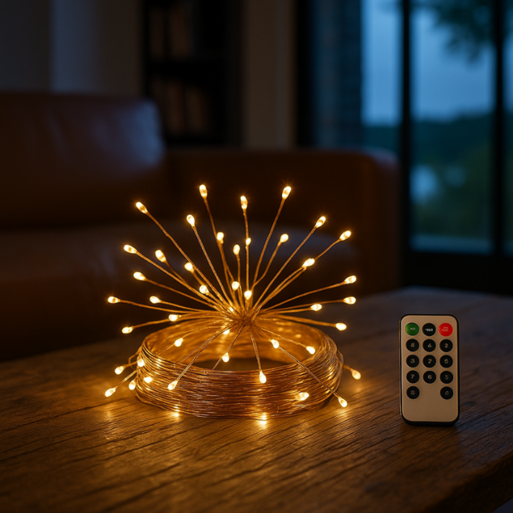 Fairy Lights Decoration Remote Control Copper Wire Indoor Outdoor