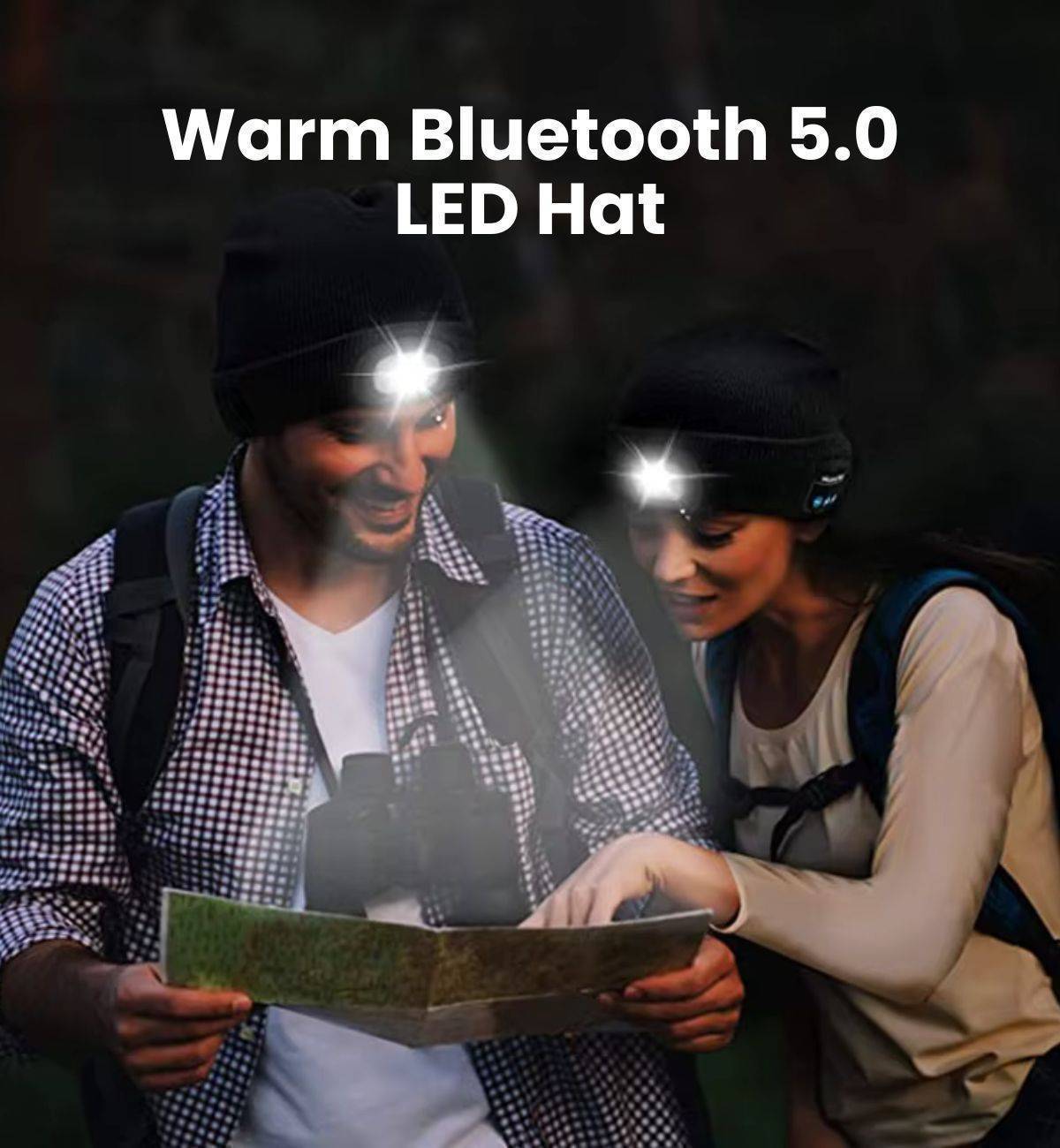 Warm Bluetooth 5.0 LED Wireless Hat