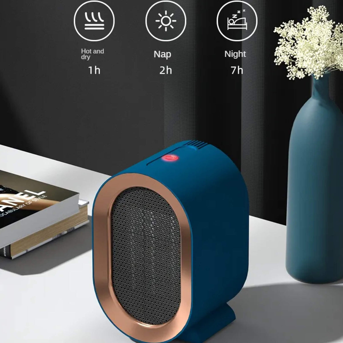 Energy Efficient Portable Ceramic Space Heater Home Office