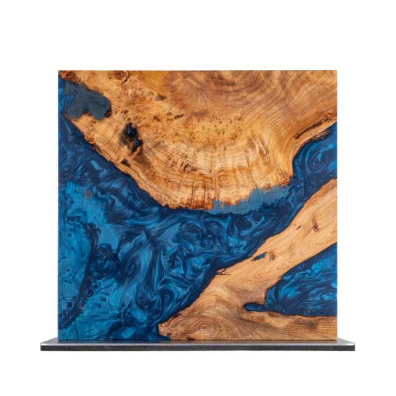 Magnetic Double-Sided Blue Resin Knife Holder
