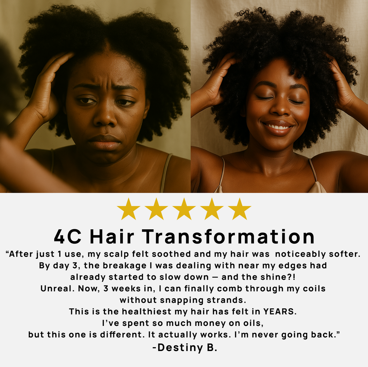 Avichic™ Batana Hair Growth Oil – 100% Unrefined Natural Formula for Thicker, Fuller Hair | 120ml