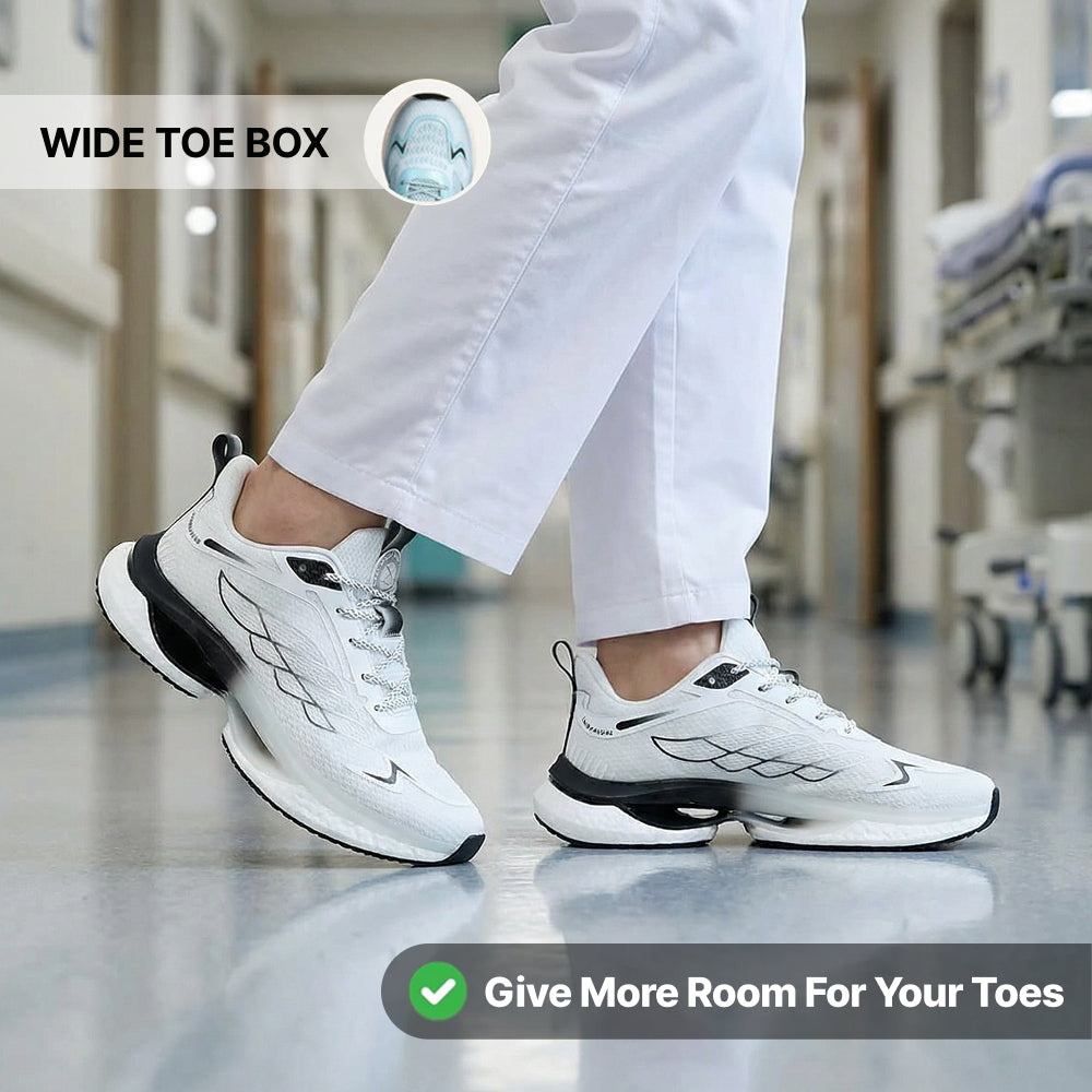 Aerion Hands-Free Supportive Shoes for Nurses – Slip-On Comfort Fit