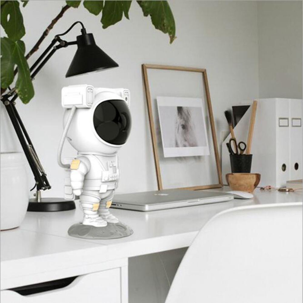 Galaxy Projector Lamp Astronaut Star Nebula Night Light Bedroom Decor