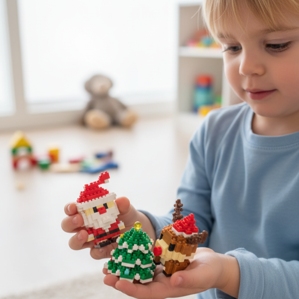 Christmas Toy Building Blocks Set Creative Construction Figures