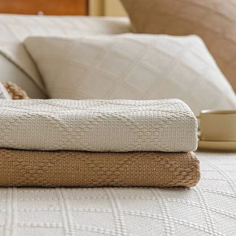 Linen Couch Sofa Cover Sectional Couch Covers Nonslip Sofa Slipcover for Dogs Cats Pet