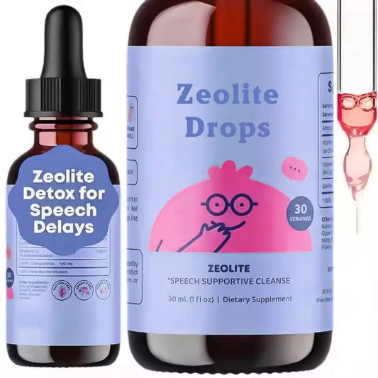 Children's Herbal Ear Drops for Speech Support and Sensory Cleanse - Natural Ear Care Supplement for Kids - 48 Month Shelf Life