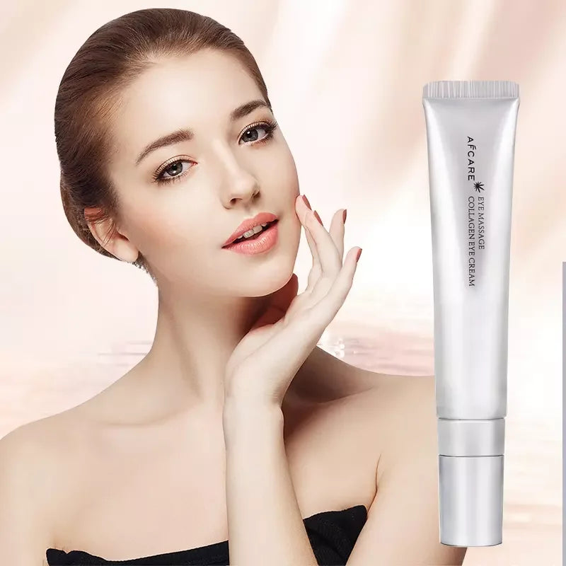 Natural Vitamin C and Collagen Eye Cream for Women - Sulfate-Free Anti-Wrinkle Under Eye Moisturizer to Reduce Dark Circles and Puffiness