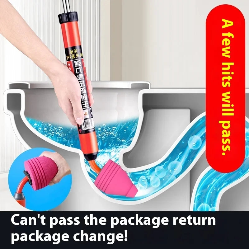 Optimized Product Title High Pressure Air Plunger for Toilet and Drain Unclogging - Manual Heavy Duty Plastic Plumbing Tool for Bathroom Sewer and Sink Pipes