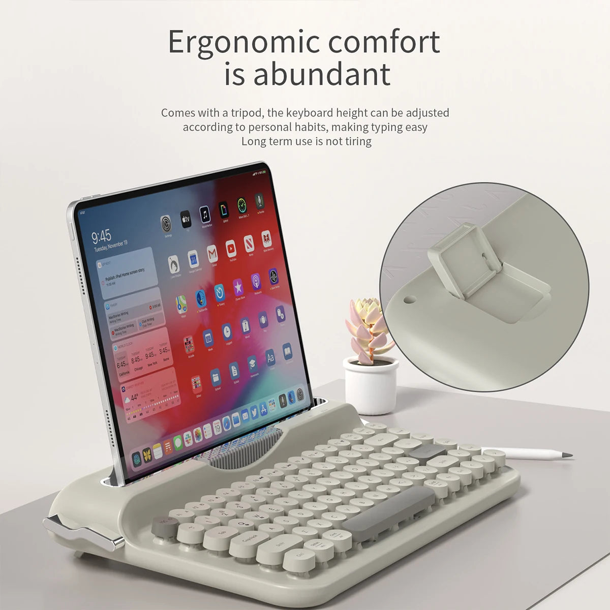 Wireless Slim Membrane Keyboard - Quiet Low Profile 82 Key RGB Backlit Desktop Computer Peripheral for Office Laptop Typing and Gaming