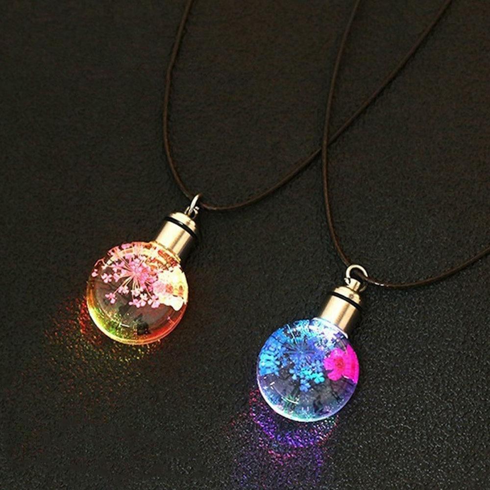 Butterfly Garden Glow Necklace