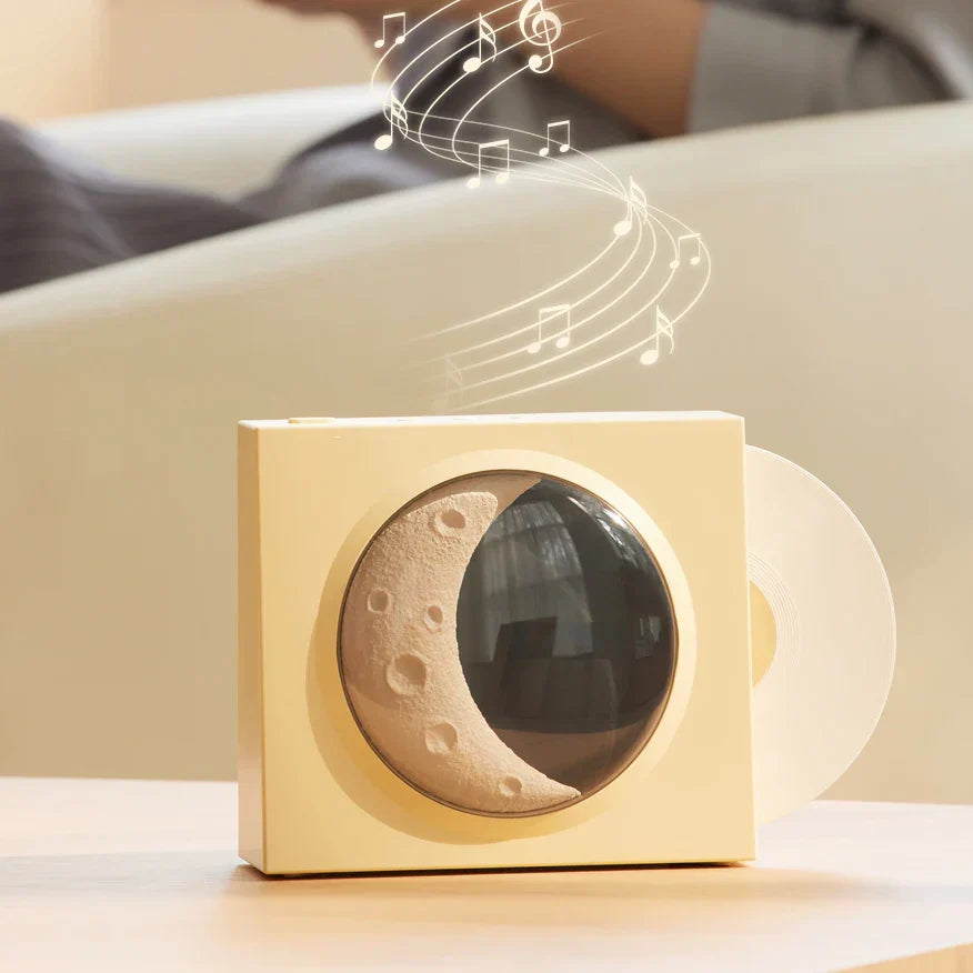 Moon Lamp with Music and LED Night Light – Atmospheric Lighting with Bluetooth Speaker