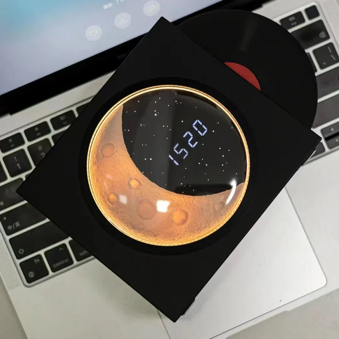 Moon Lamp with Music and LED Night Light – Atmospheric Lighting with Bluetooth Speaker