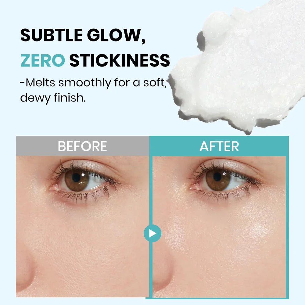 PDRN Multi-Wrinkle Essence Stick Balm for Women - Collagen Eye and Neck Treatment - Hydrating Glow Face Balm and Makeup Base for Adults