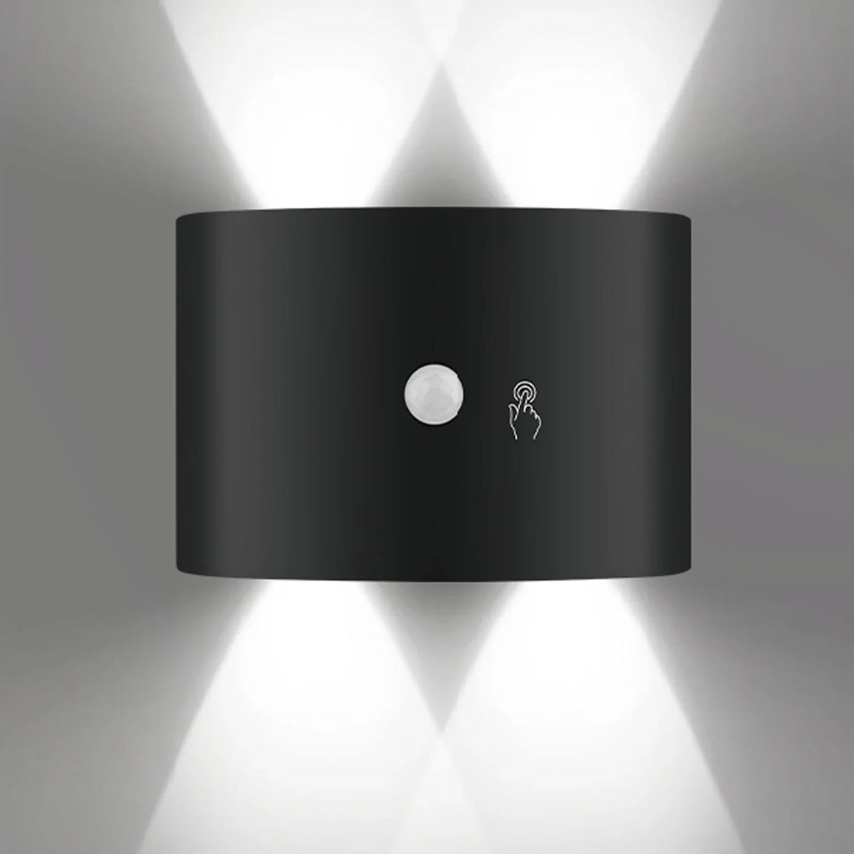 Rechargeable Motion Sensor Wall Lamp – LED Touch Control Light for Bedroom, Living Room & Corridor
