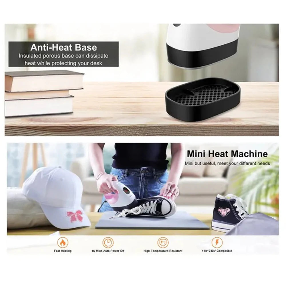 Heat Press Mini Portable Handheld Iron Machine
