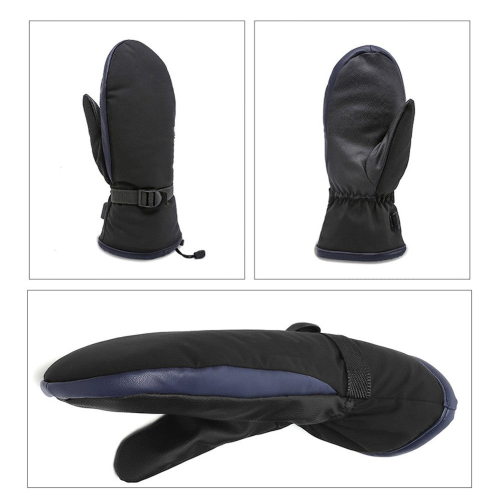 USB Heated Waterproof Winter Ski Hiking Gloves
