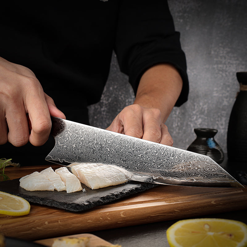 Heritage (遺産) Damascus Steel - 7.5 Inch Kiritsuke Chef's Knife