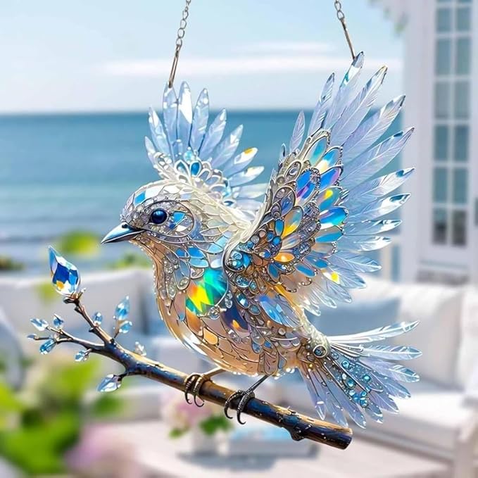 Home Decor Bird Hanging Indoor Outdoor Display