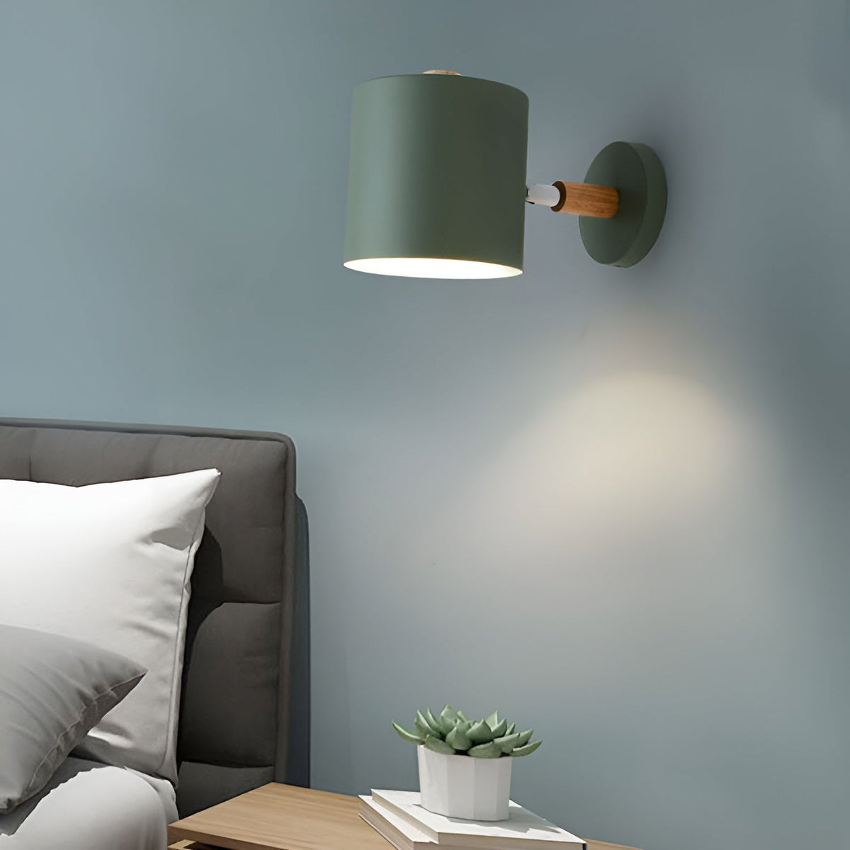Adjustable Wall Lamp with Scandinavian Pastel Design