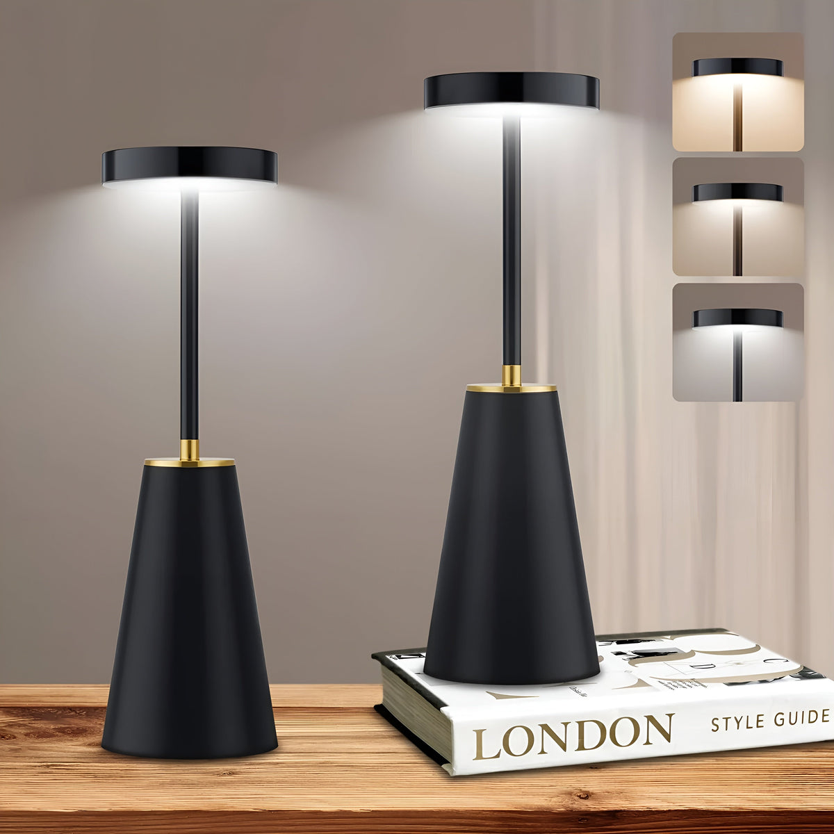Wireless Sleek Table Lamp – Modern LED Lighting for Stylish Comfort