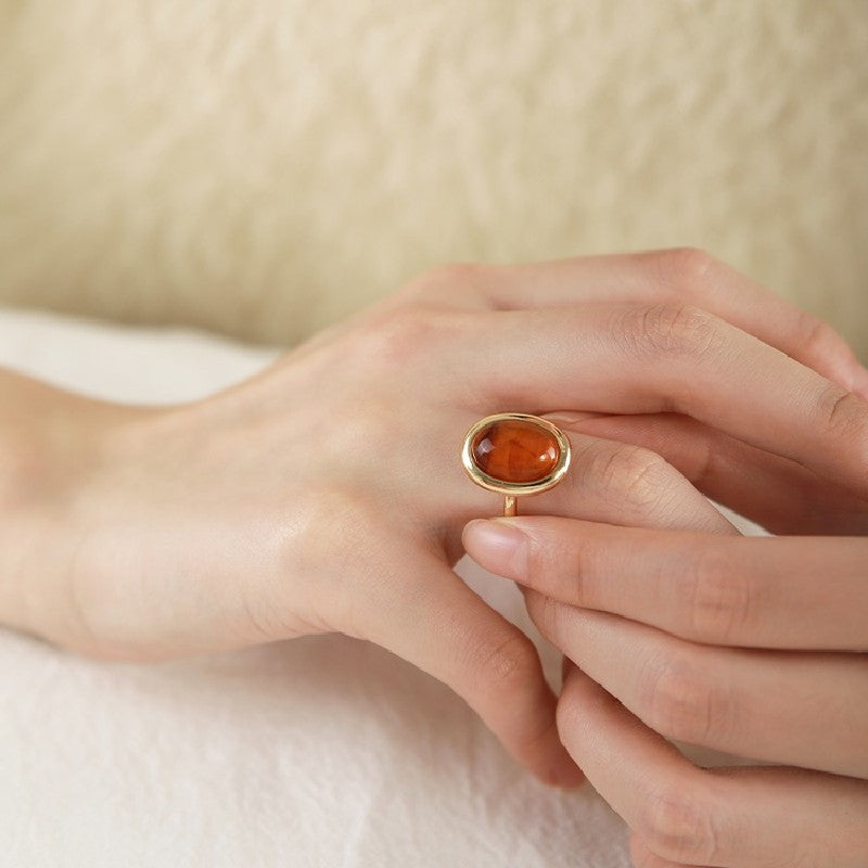 Oval Resin Ring