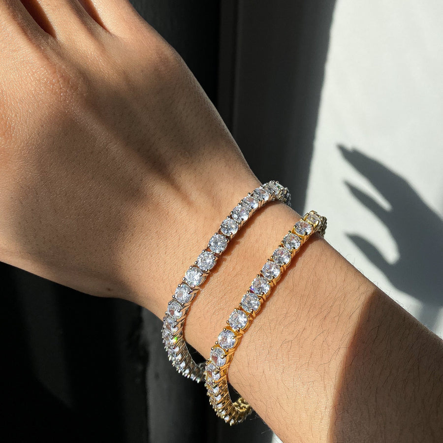 Tennis Pure 14k White Gold Bracelet