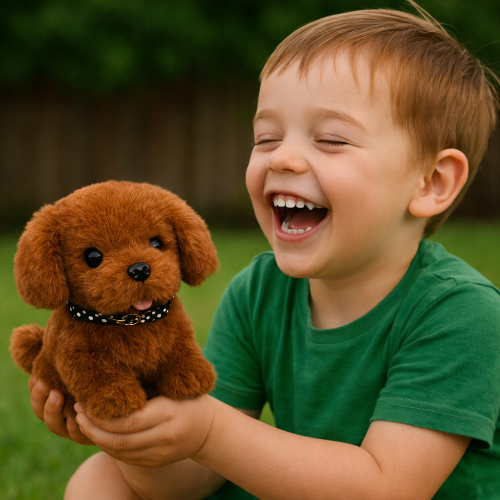 Interactive Toy Dog Walking Barking Plush Puppy