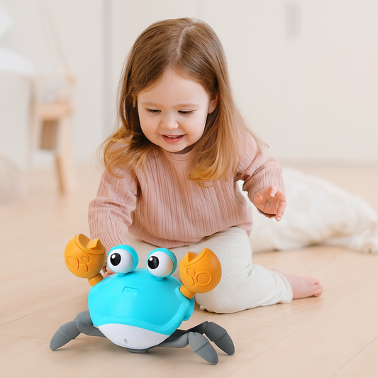 Crawling Crab Baby Toy Interactive Musical Light Up
