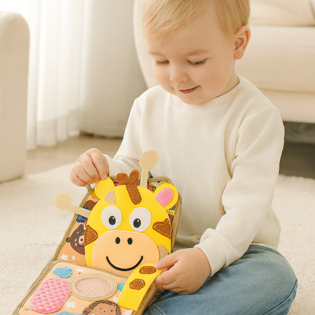 Activity Book Soft Fabric Montessori Toy