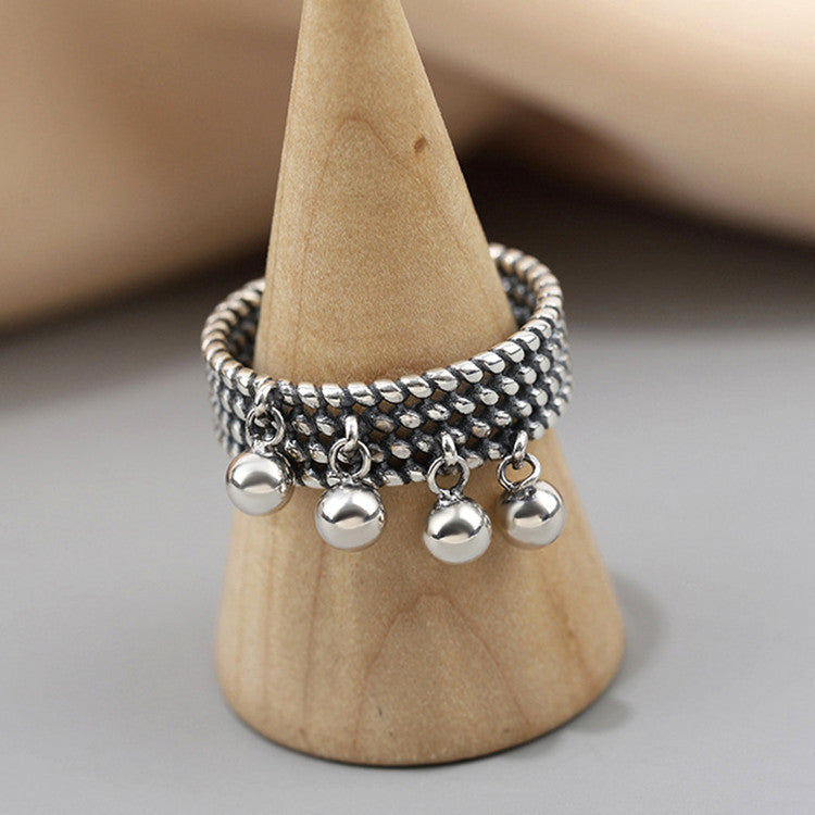 Small Beaded Vintage Ring
