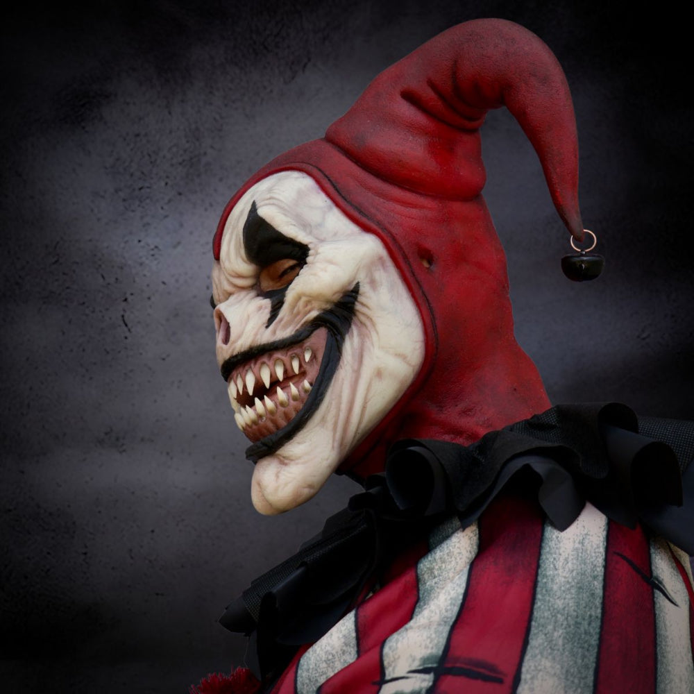 Clown Mask Dark Carnival Jester Full Head Design