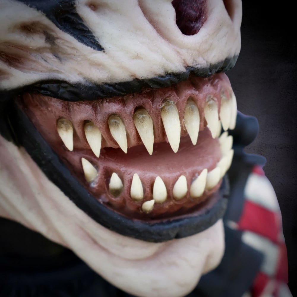 Clown Mask Dark Carnival Jester Full Head Design