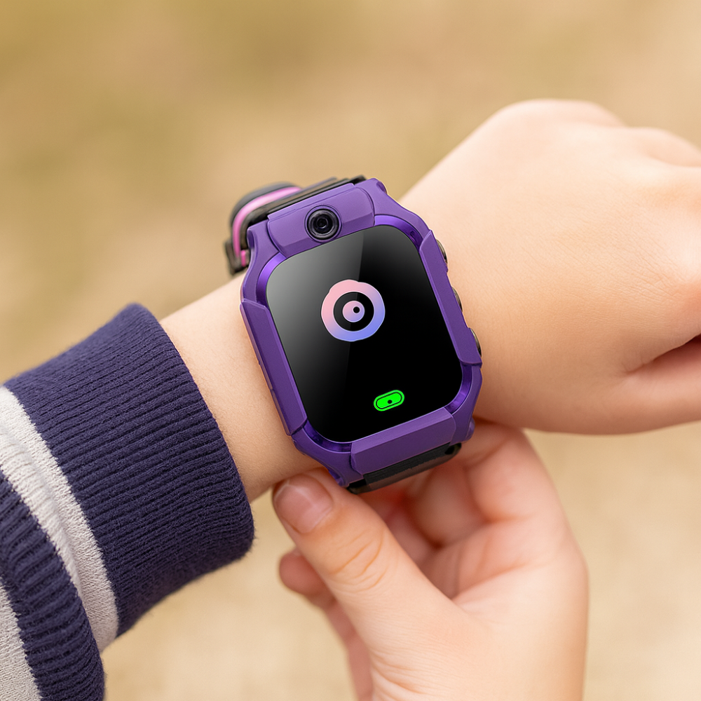 Kids Smart Watch Touchscreen Tracker Camera USB Rechargeable