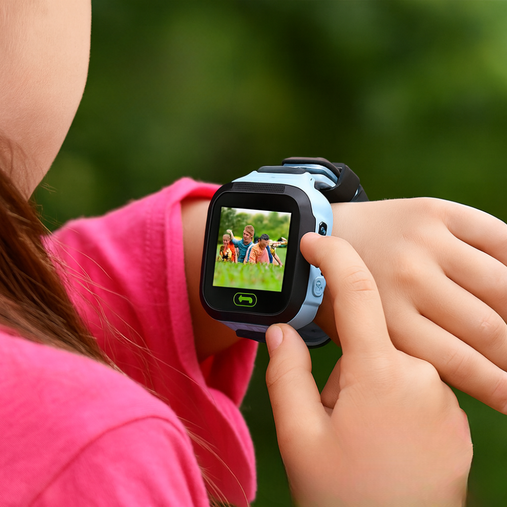 Kids Smart Watch Touchscreen Tracker Camera USB Rechargeable