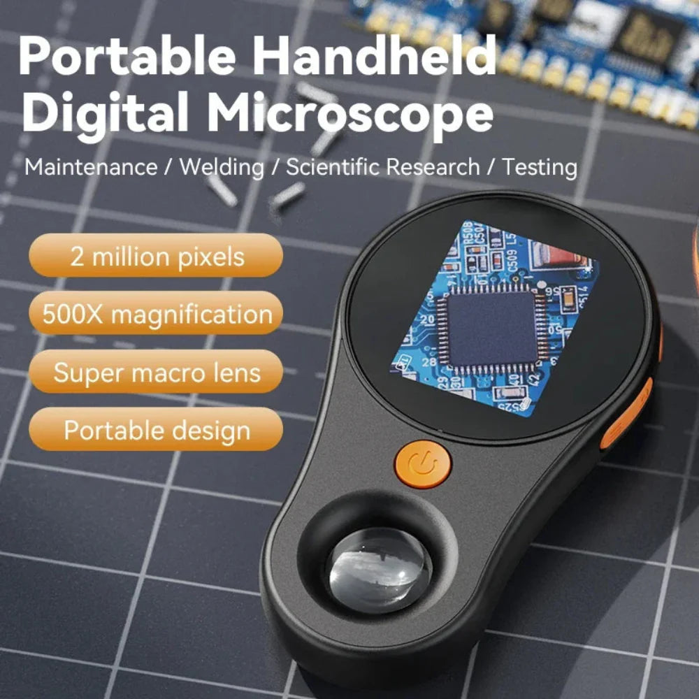 LED Handheld Digital Microscope 500X Magnification