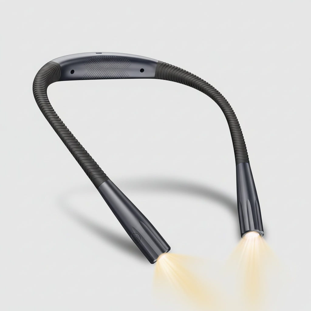 LED Reading Lamp Neck Light Hands Free Rechargeable