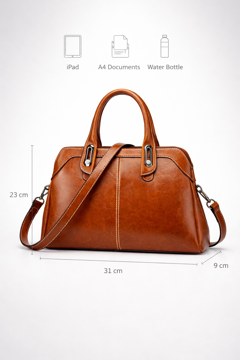 Ladies leather work bag | MODENA