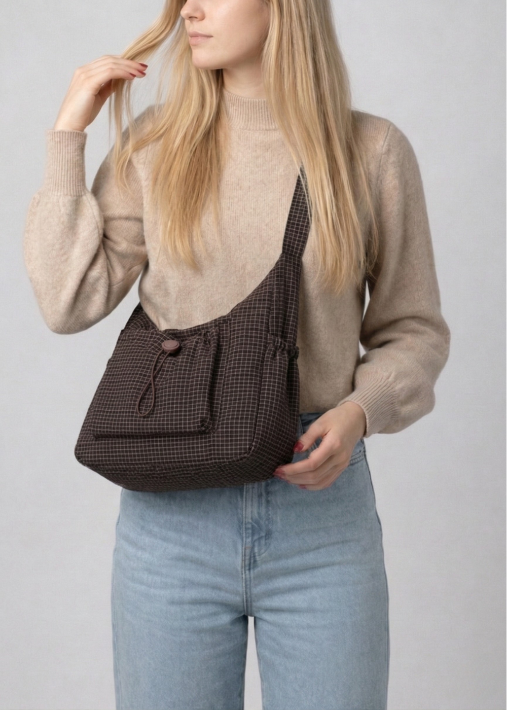 Large Nylon handbag for school | PORTO