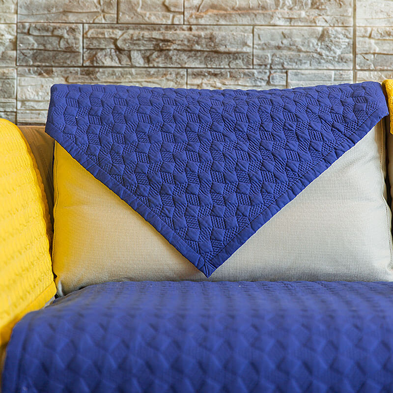 Cotton Quilted Sectional Couch Covers, Furniture Protector Anti-Slip Couch Covers