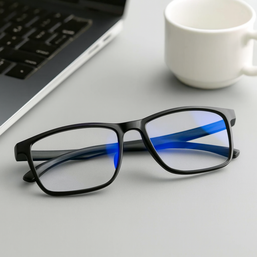 Blue Light Glasses Reading Titanium Progressive Eyewear